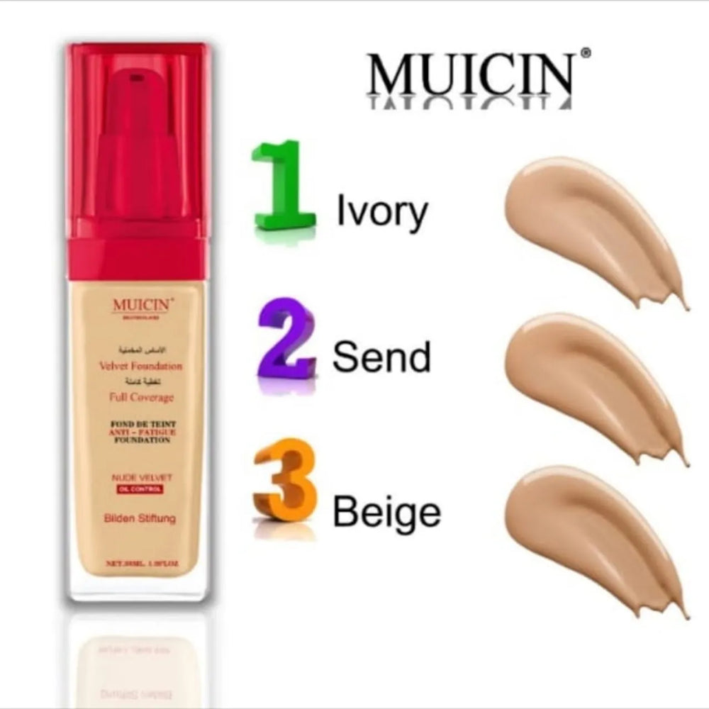 MUICIN Nude Velvet Full Coverage Foundation Muicin