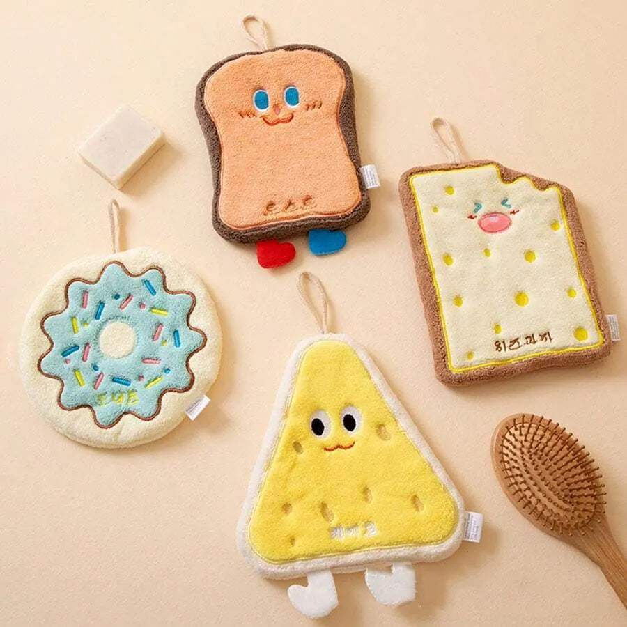 Cute Cartoon Hand Towel Hanging Kitchen Hand Wipe Cosmia.pk