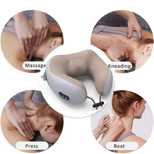 Portable U-shaped Electric Neck Massager Pillow Cosmia.pk