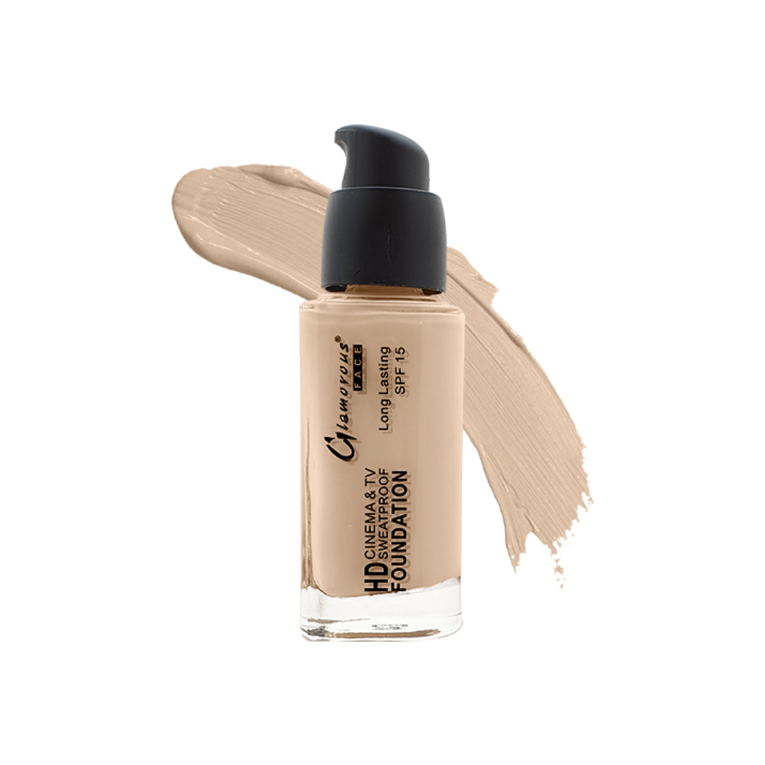 Glamorous Face HD Cinema & TV Waterproof Long Lasting Foundation Glamorous Face