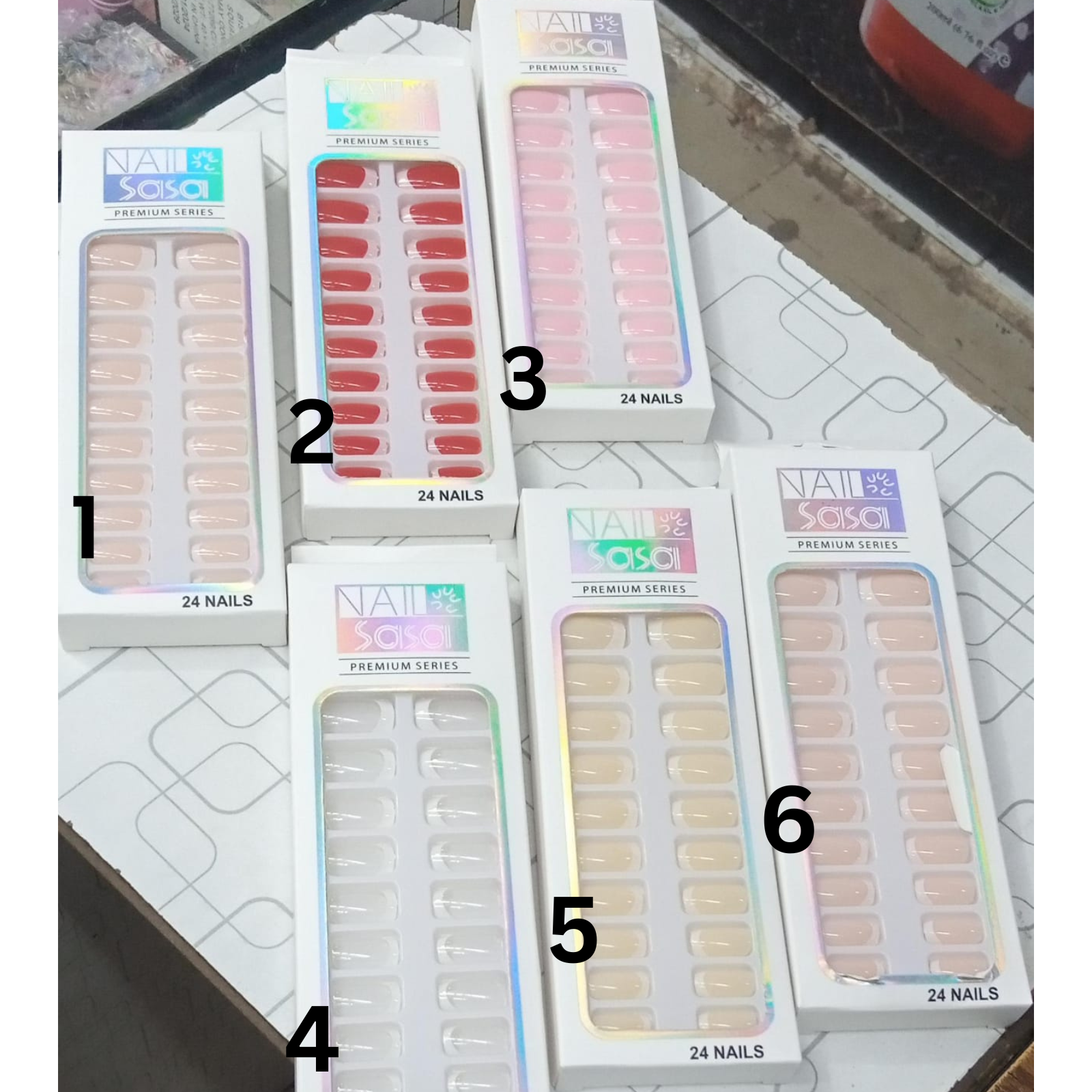 Sasa Nails Original With Sticker Glue Sasa