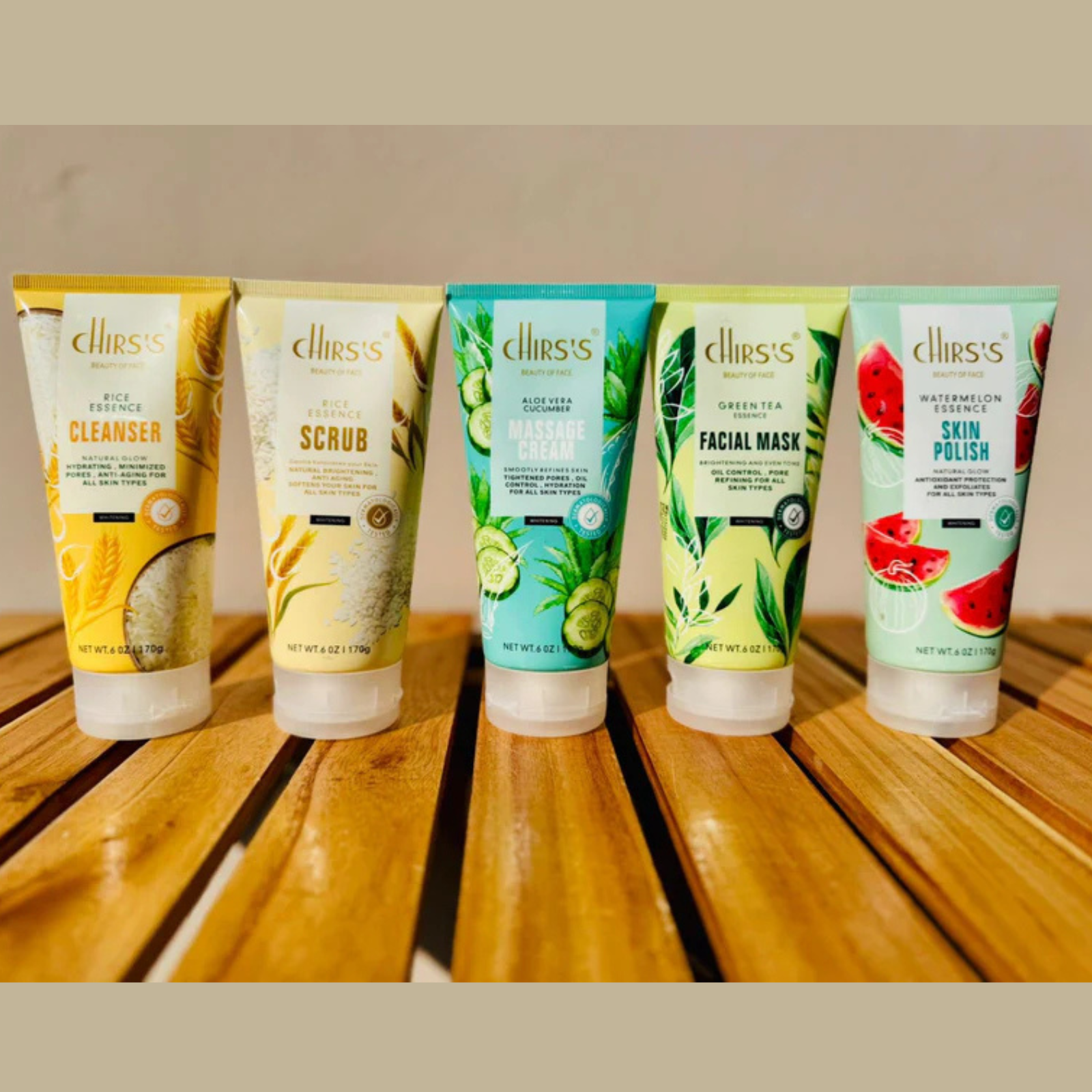 Chris's Professional Skincare Series – 5-Piece Facial Set (170g Chirs's