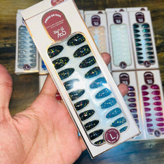 7To5 Talklee Press On nails Artifical Nails With Free Stickers Talklee
