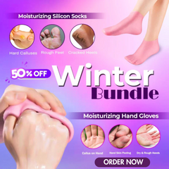Winter Bundle Silicone Socks+Gloves Cosmia.pk