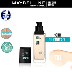 Maybelline New Fit Me Matte + Poreless Liquid Foundation Spf 22 - 30ml Maybelline