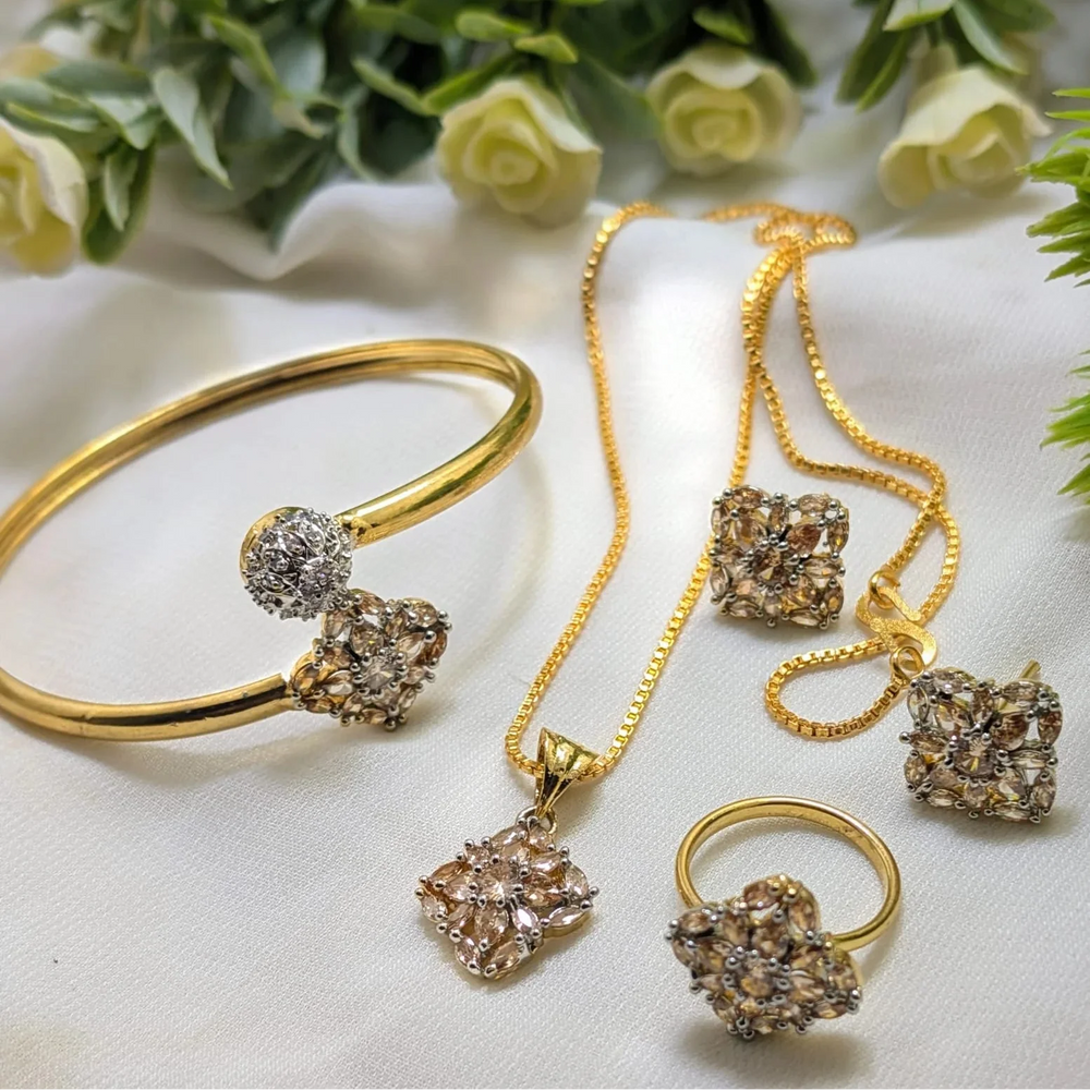Zircon Combo Set AD – Adjustable Ring & Kara Cosmia