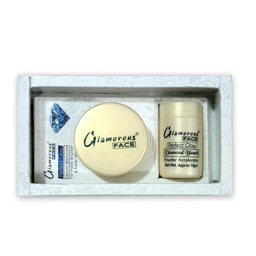 Glamorous Face Perfect Glow Diamond Bleach Cream - Large Glamorous Face