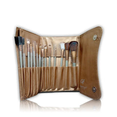 Glamorous Face 15 Piece Leather Brush set Glamorous Face
