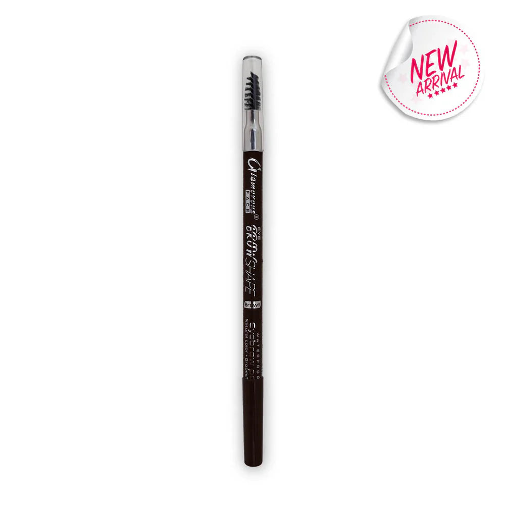 Glamorous Face Waterproof Eyebrow Pencil With Brush (2 Shades) Glamorous Face