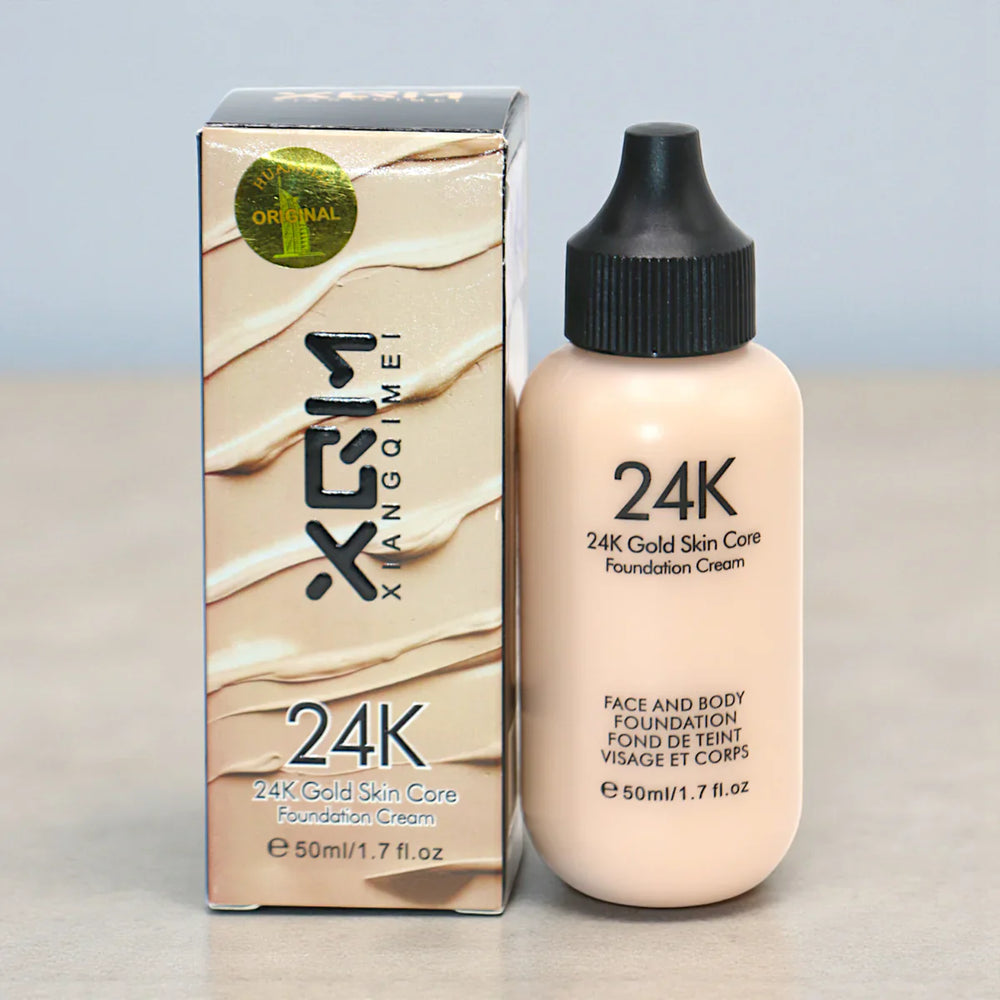 XQM 24K Gold Skin Core Foundation Cream - 50ml XQM