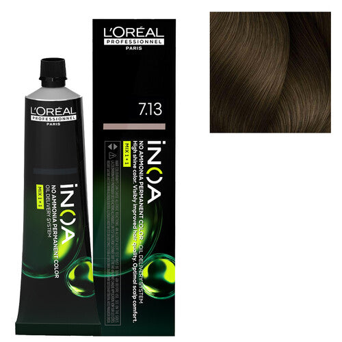 L'Oréal Professionnel iNOA Permanent Hair Color - Shade 7.13 Loreal Professional
