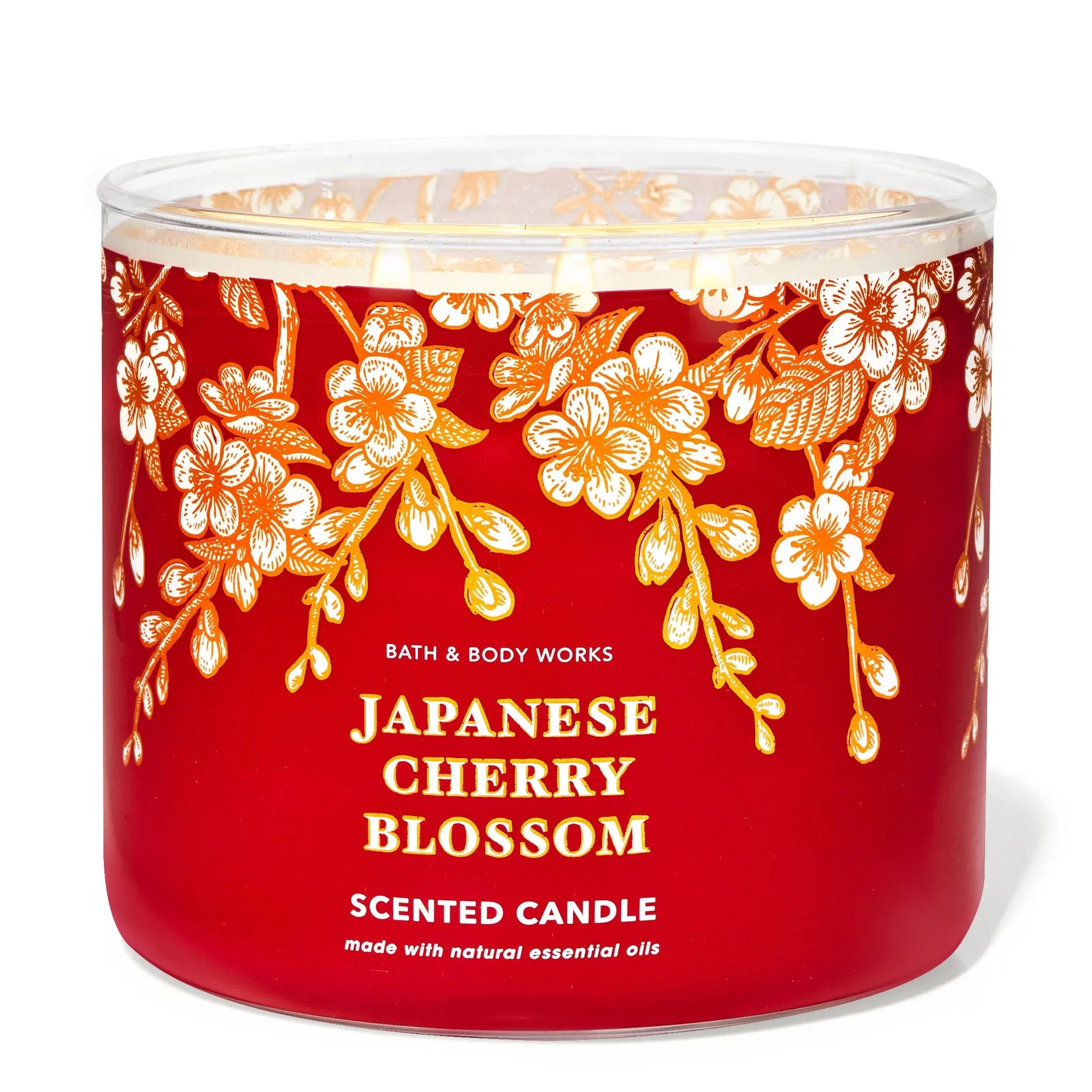 Bath & Body Works Japanese Cherry Blossom 3-Wick Candle 411g Bath And Body Works
