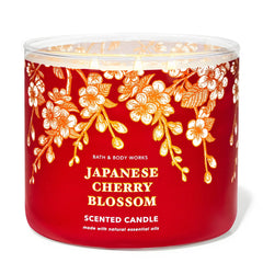 Bath & Body Works Japanese Cherry Blossom 3-Wick Candle 411g Bath And Body Works