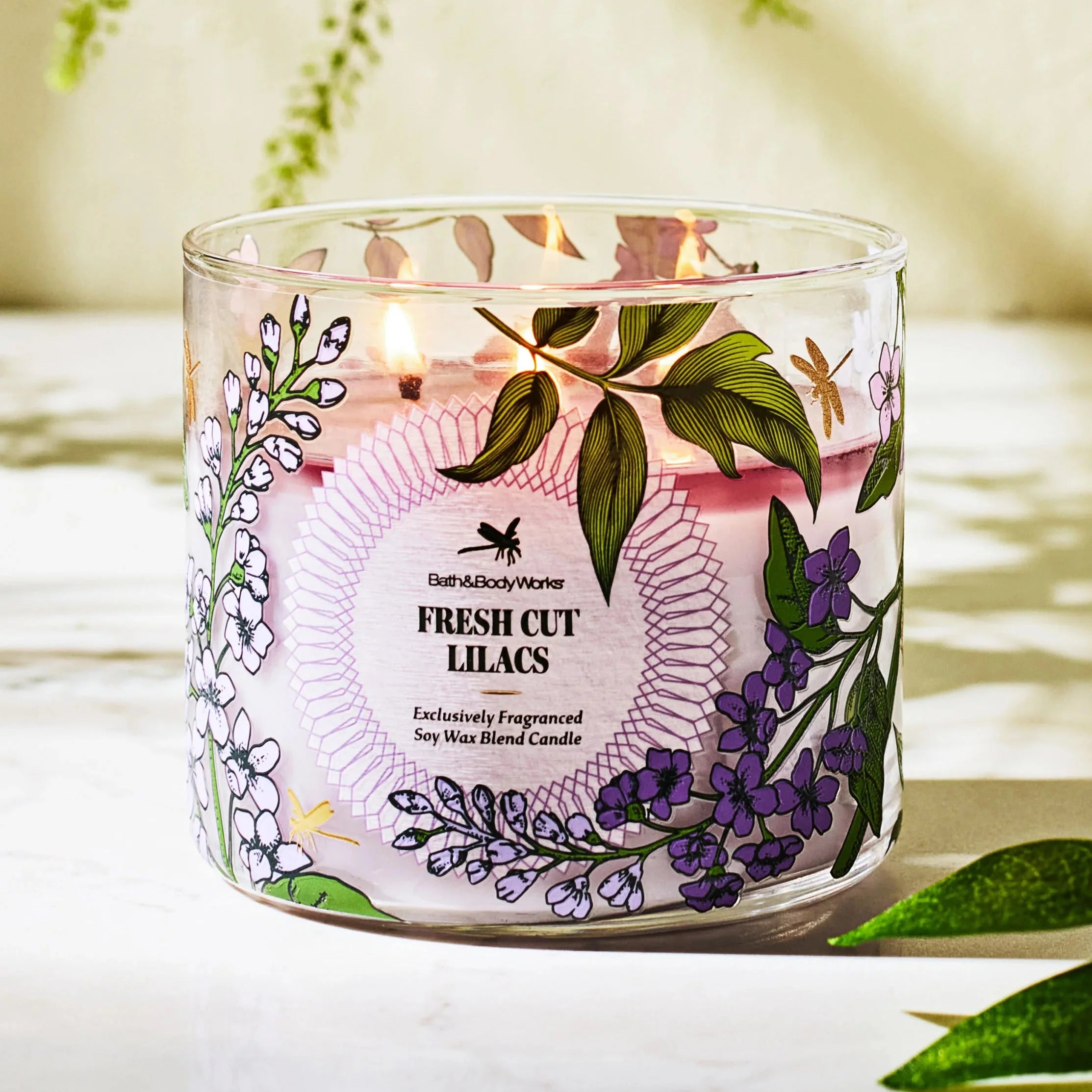 Bath & Body Works Fresh Cut Lilacs 3-Wick Candle 411g Bath And Body Works
