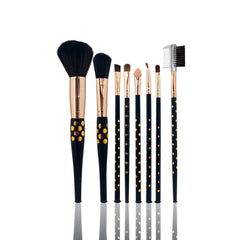 Glamorous Face 8 in 1 Brush Sets Pot Glass Glamorous Face