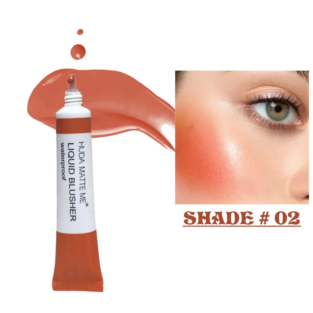 Huda Matte me Liquid Blusher Waterproof - 15ml Huda Matte Me