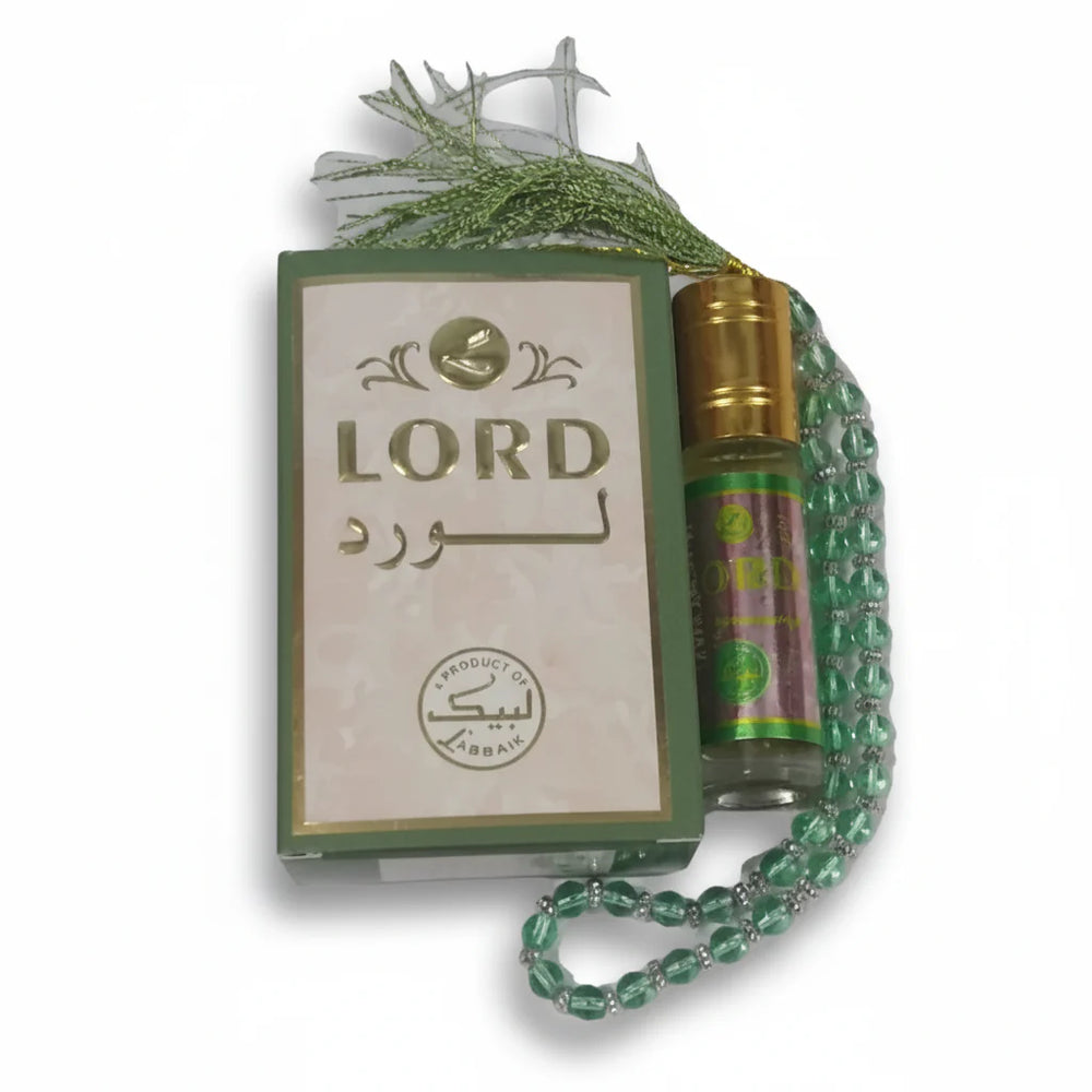 Original labbaik Lord attar With Tasbeeh - 6ml Labbaik