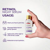 Saeed Ghani Retinol Skin Recharge &amp; Anti-Aging Night Serum - 30ml