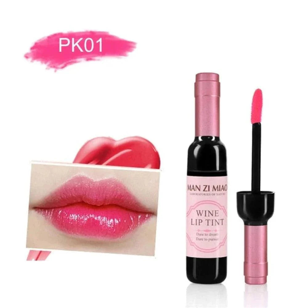 6 Pcs Wine Lip Tint Man ZI Miao