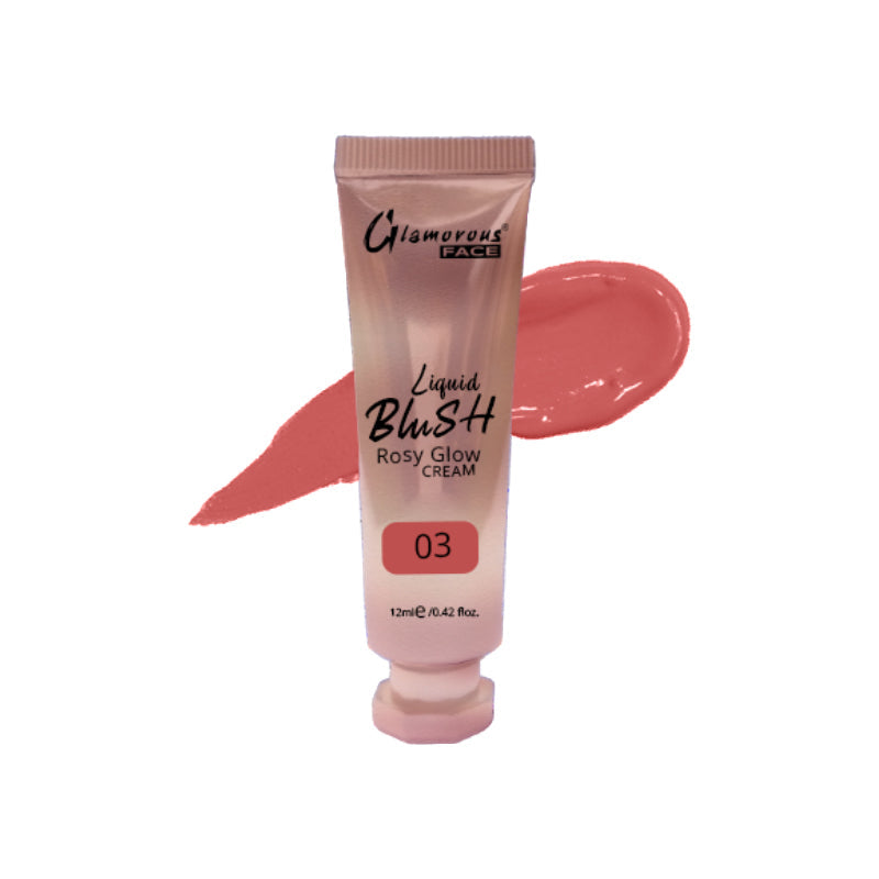 Glamorous Face Rosy Glow Liquid Blush Cream 12ml Glamorous Face