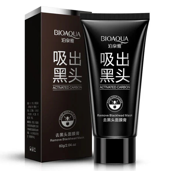 Bioaqua Black Suction Activated Carbon Remove Blackhead Mas - 60g Bioaqua