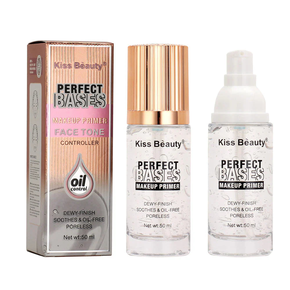 Kiss Beauty Perfect Bases Makeup Primer Face Toner Controller - 50ml Kiss Beauty