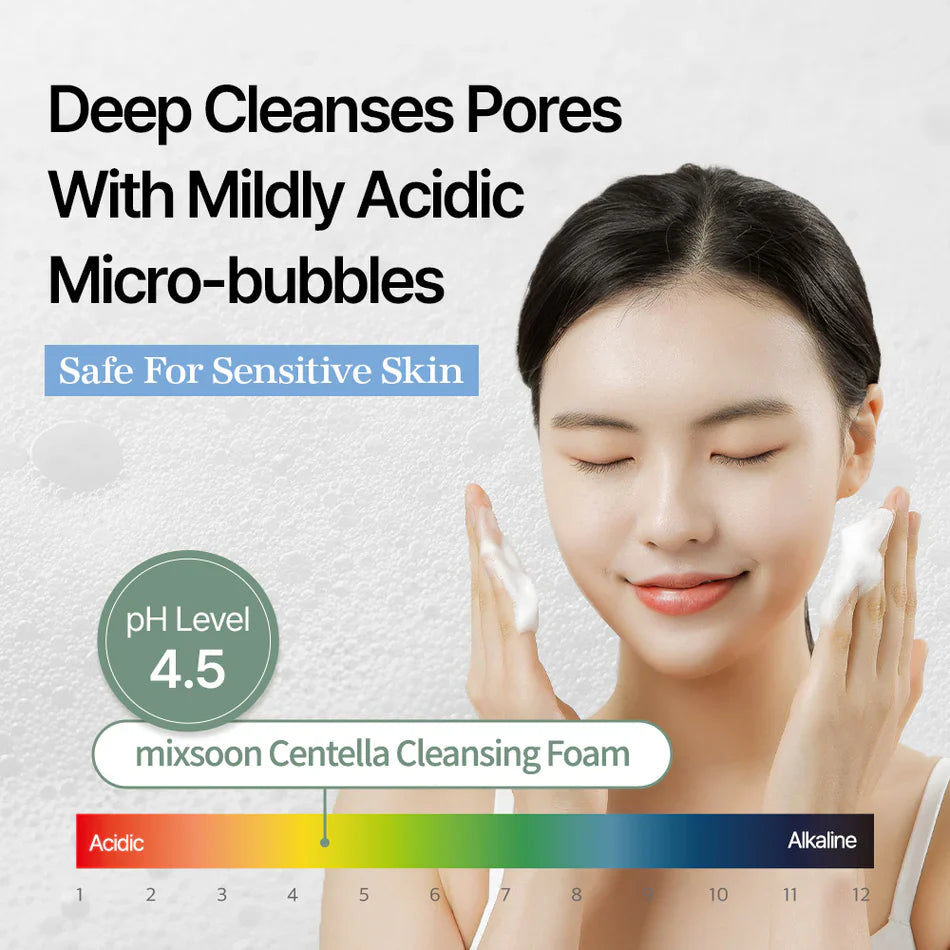 Mixsoon Centella Cleansing Foam – 150 ml Mixsoon