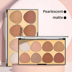 Miss Rose New 8 Colors Contour Palette Miss Rose