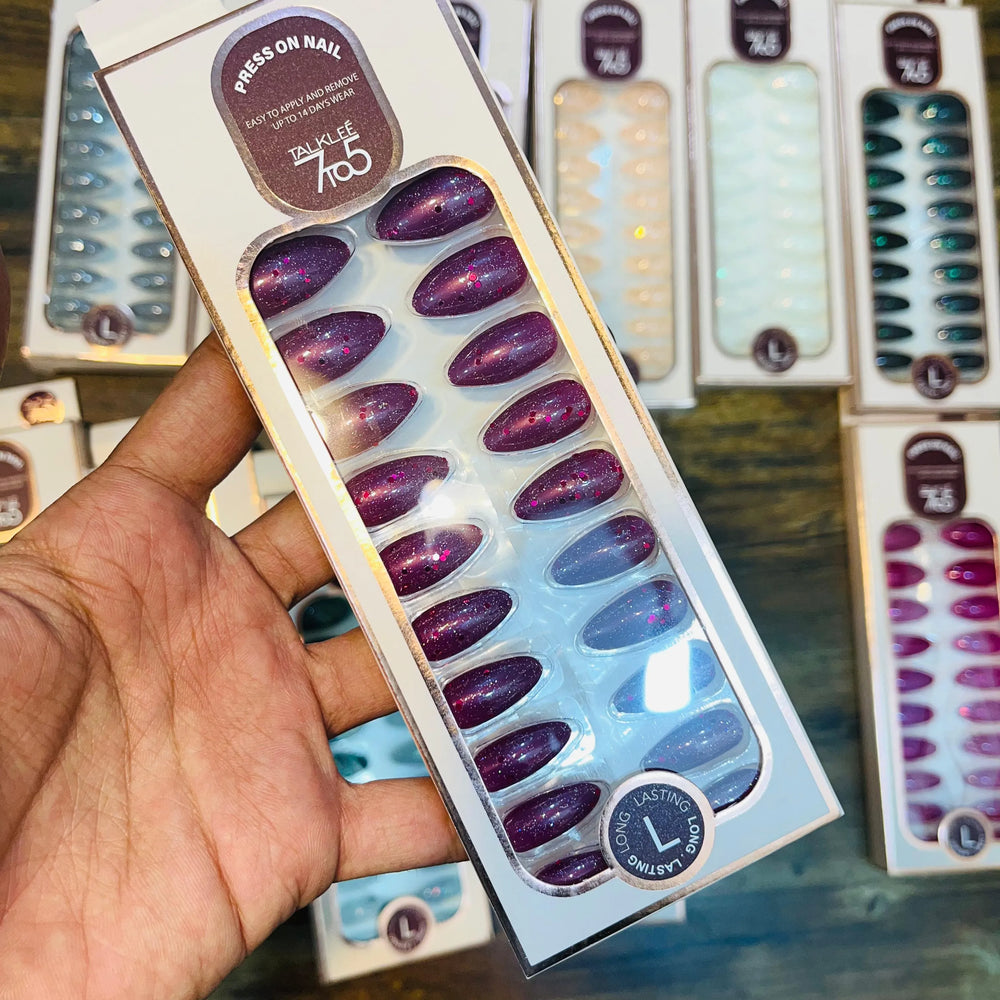 7To5 Talklee Press On nails Artifical Nails With Free Stickers Talklee