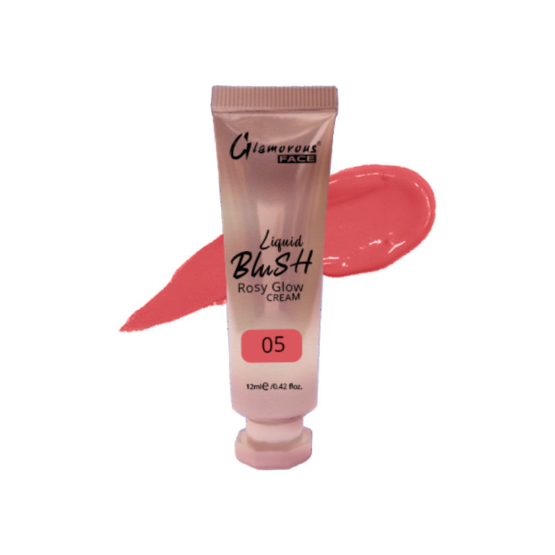 Glamorous Face Rosy Glow Liquid Blush Cream 12ml Glamorous Face