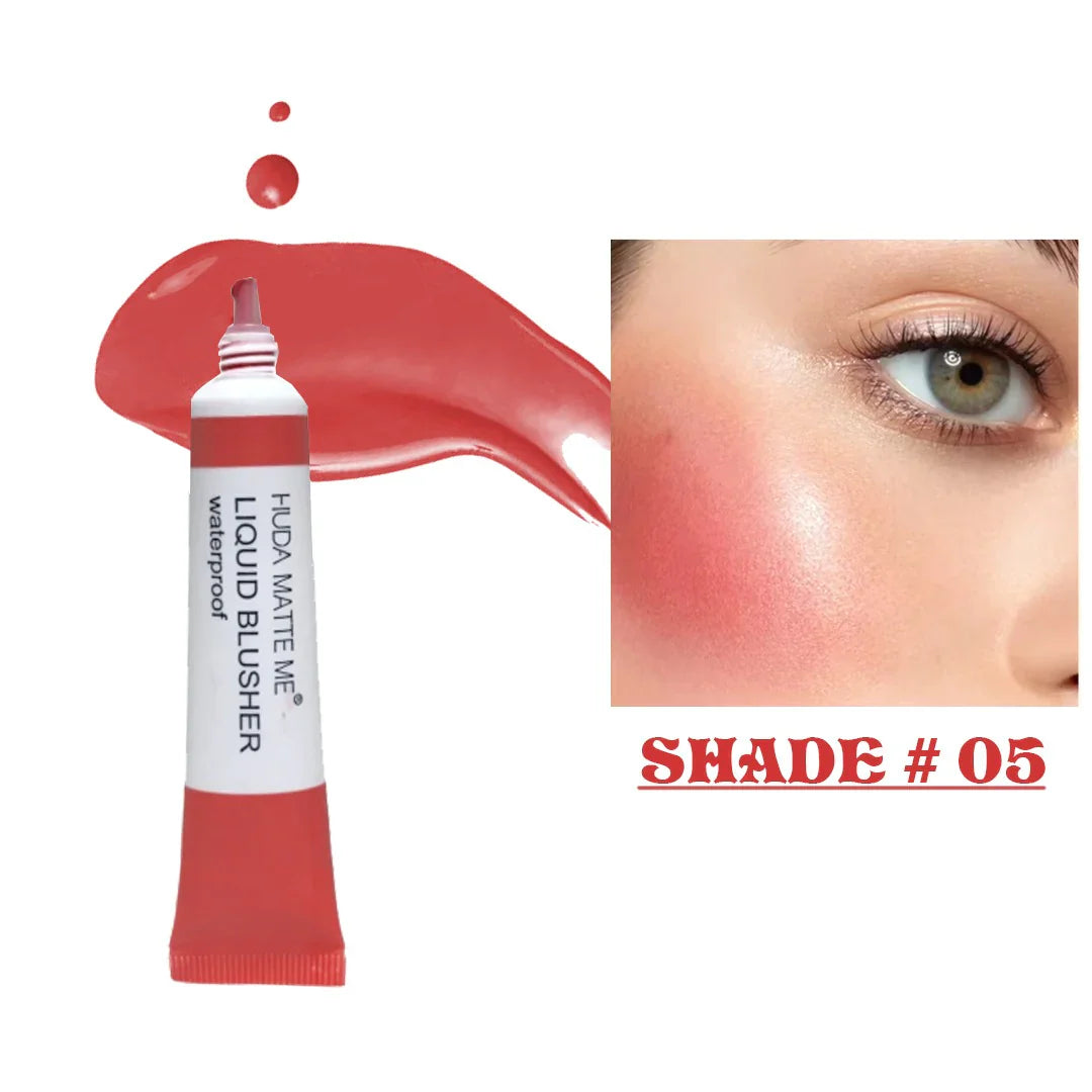 Huda Matte me Liquid Blusher Waterproof - 15ml Huda Matte Me