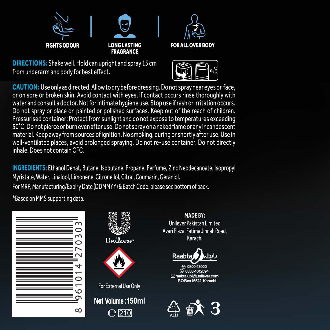 Axe Bodyspray Ice Chill 150ml Axe