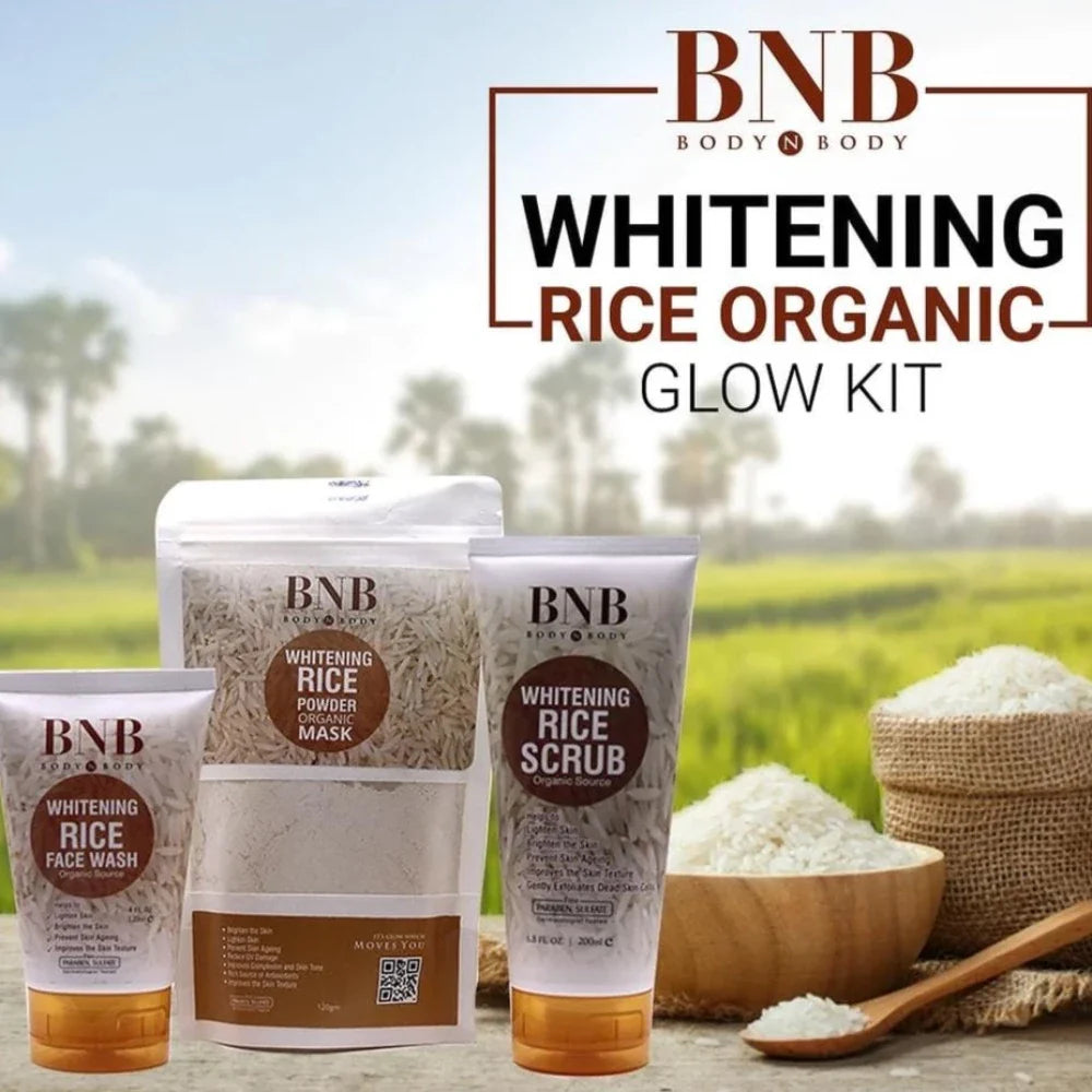 BNB Rice Extract Bright & Glow Kit (Original) BnB
