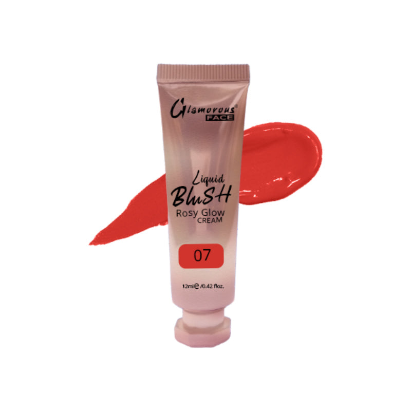 Glamorous Face Rosy Glow Liquid Blush Cream 12ml Glamorous Face