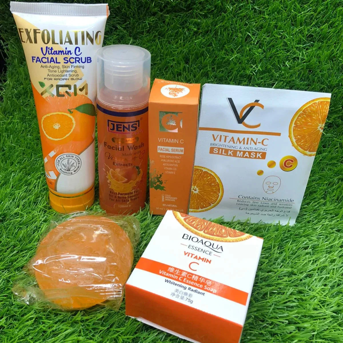 5 In 1 Orange Skin Care Deal Cosmia.pk