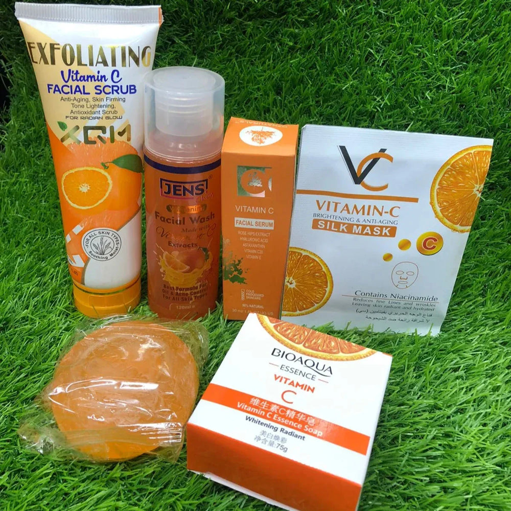 5 In 1 Orange Skin Care Deal Cosmia.pk