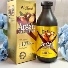 Wellice 100% Natural Anti Dandruff Argan Oil Shampoo - 500ml Wellice