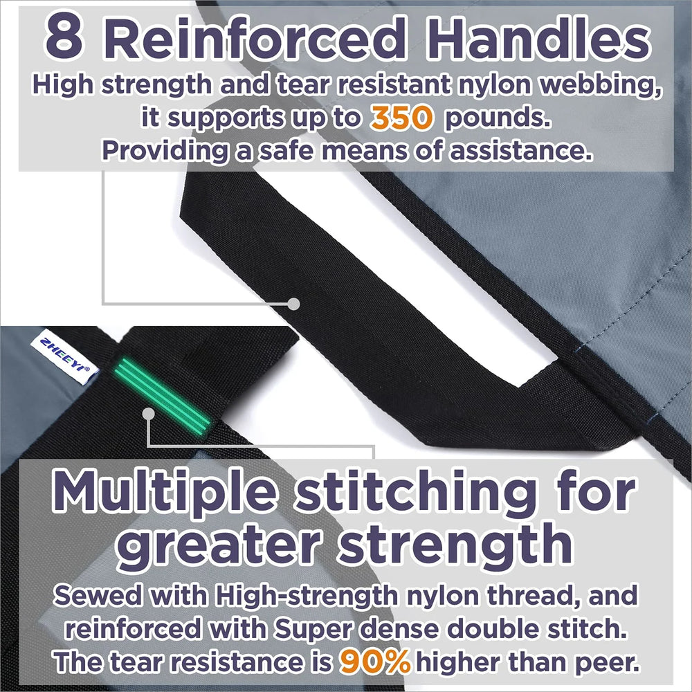 Positioning Bed Pad with Reinforced Handles - 1 Pack 43" x 36 Cosmia.pk