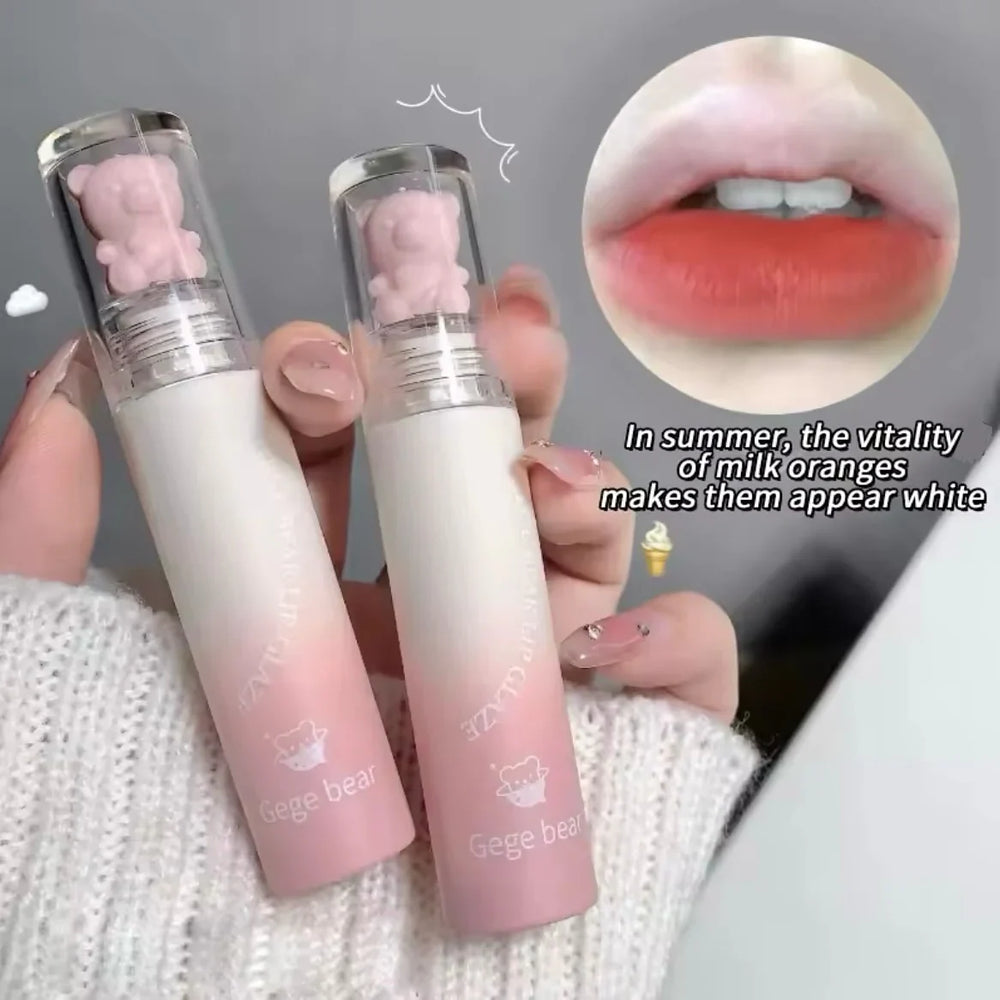 Gege Bear - Cartoon Matte Lip Gloss - 6 Pcs Set Gege Bear