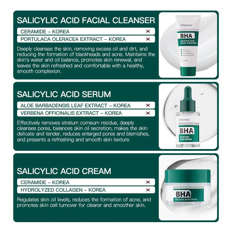 KORMESIC Exfoliate Clean pores Sylisylic Acid Serum - 30ml KORMESIC