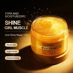 SADOER Gold Shiny Moisturizing Soothing Oil Control Refreshing Facial Mask - 120g Sadoer