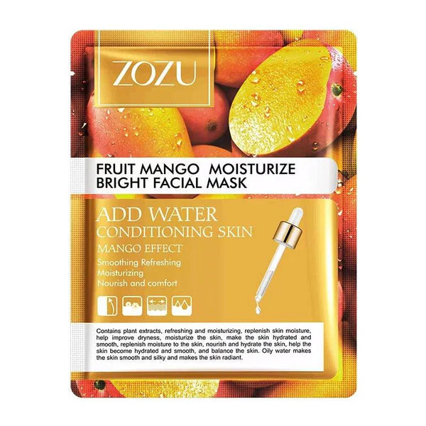 ZoZu Fruit Mango Moisture Bright Facial Mask – 30g Zozu