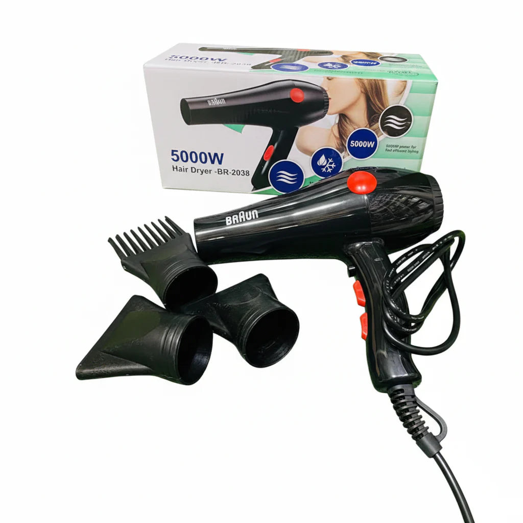 Braun Professional Hair Dryer 5000W BR-2038 Braun