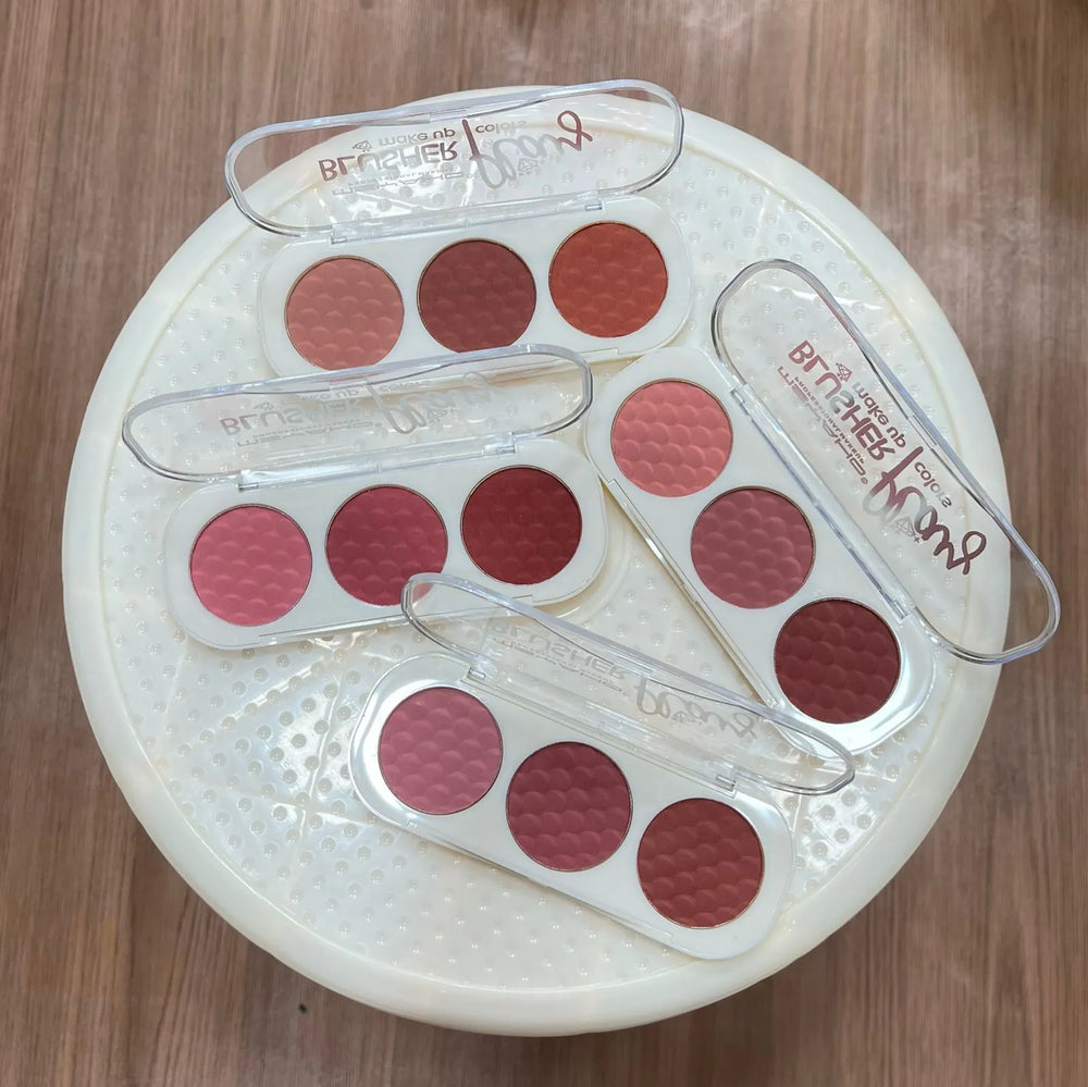 MSYAHO 3-Color Blush Palette MSYAHO