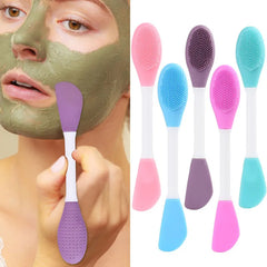 2Pcs Double Head Silicone Face Mask Brush Cosmia.pk