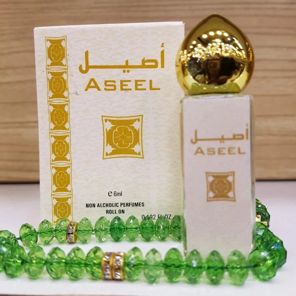 Aseel Attar with Tasbeeh - 6ml Aseel
