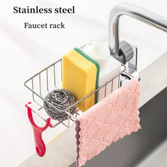 Rotatable Stainless Steel Sink Drainer & Storage Rack Cosmia.pk