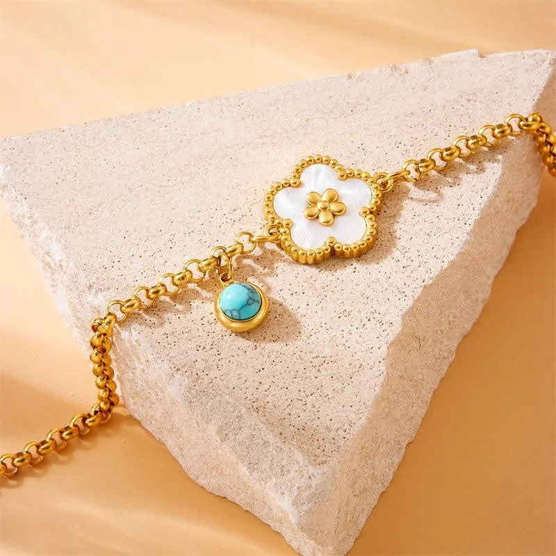 Flower Stainless Steel Bracelet Cosmia