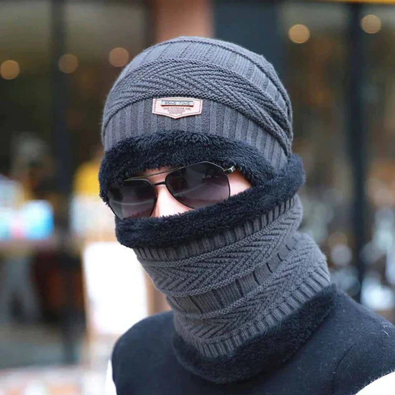 Winter Beanie Hat Cap Neck Warmer Scarf Set Cosmia.pk