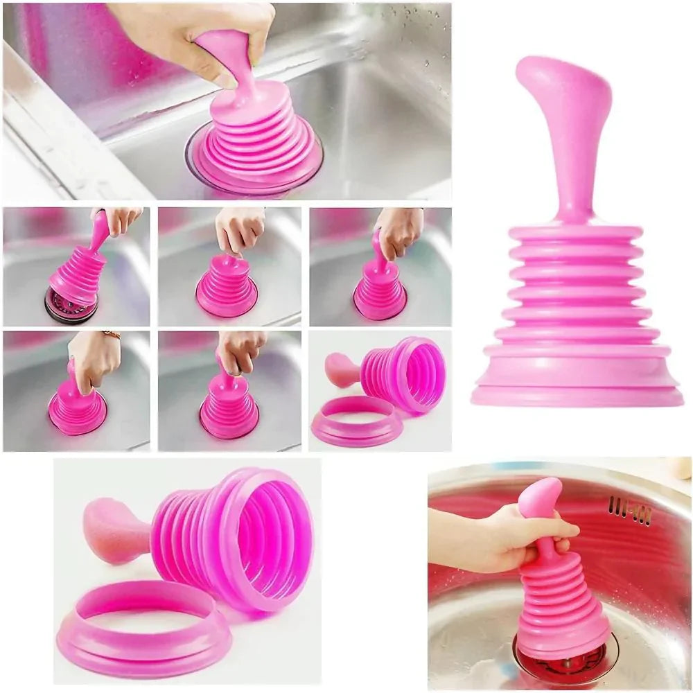 Sink Cleaner Flange Plunger Kitchen Clog Remover Cosmia.pk